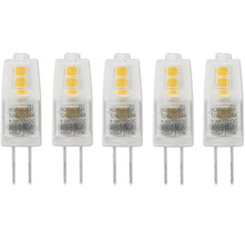 Fem stiftsockellampor