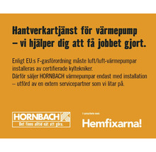 Hantverkstjänst för värmepumpar hos Hornbach