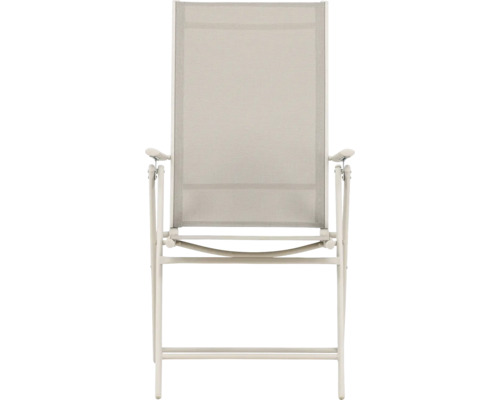 Positionsstol VENTURE HOME Levanzo beige Trädgårdsstol med armstöd och textilklädsel
