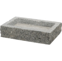 Grå planteringsring av sten