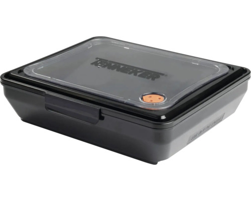 Förvaringslåda med transparent lock