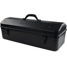 Svart verktygslåda med handtag