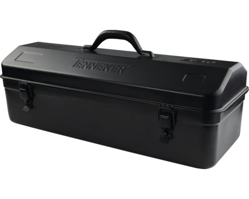 Svart verktygslåda med handtag