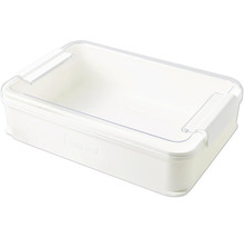 Förvaringslåda av plast med transparent lock