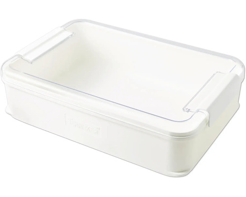 Förvaringslåda av plast med transparent lock