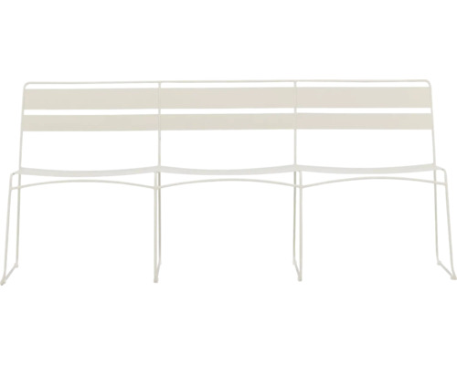 Trädgårdssoffa med tre sitsar av metall