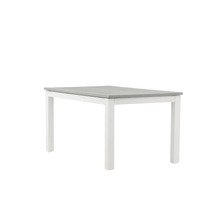 Rektangulärt matbord med bordsskiva