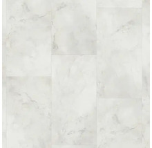 Närbild av golvplattor med marmorutseende