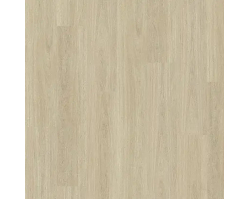 Närbild av vinylgolv med träutseende.