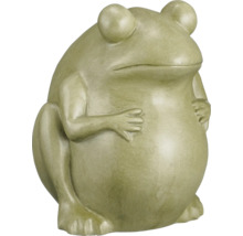 Dekorativ grodafigur för trädgården