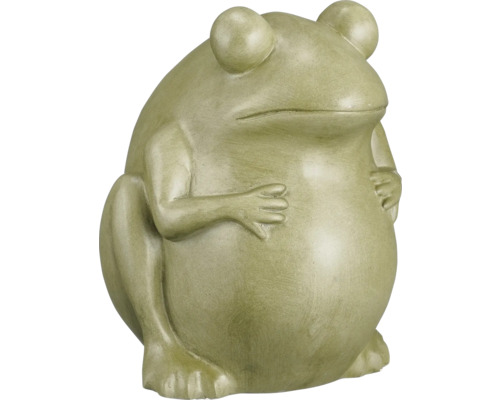 Kruka MICA Groda 22x22x25cm grön Dekorativ grodafigur för trädgården