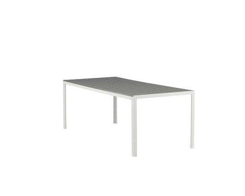 Rektangulärt trädgårdsbord med träbordsskiva