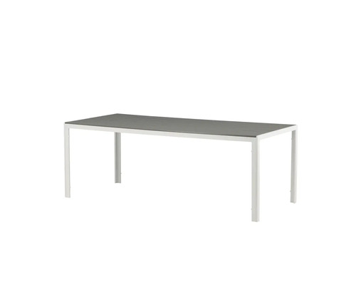 Rektangulärt trädgårdsbord med ram