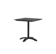 Fyrkantigt bistrobord för utomhusbruk med metallram