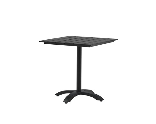 Fyrkantigt bistrobord för utomhusbruk med metallram