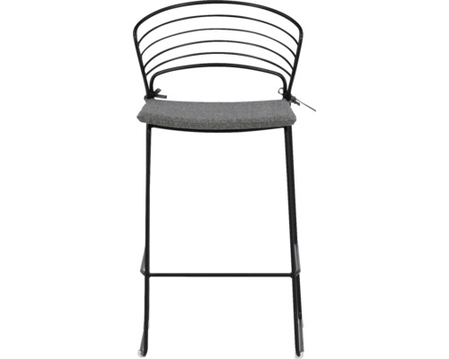 Barstol VENTURE HOME Milano svart inkl. dyna Barstol med metallram och vadderad sits