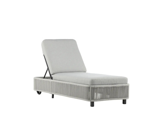 Trädgårdsstol med justerbart ryggstöd och repomslag