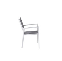 Trädgårdsstol med aluminiumram