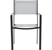 Trädgårdsfåtölj med textilklädsel