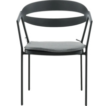 Stol med armstöd och sittdyna