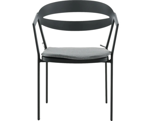 Matsol VENTURE HOME Split svart inkl. dyna Stol med armstöd och sittdyna