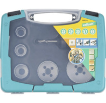 Wolfcraft hålsågsats i plastlåda