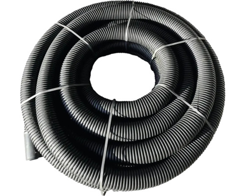 Rullad, ribbad plastslang