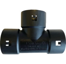 Plast T-stycke DN 80 för avloppsrör