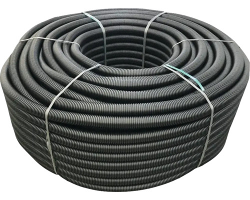 Rullad, flexibel korrugerad plastslang för elinstallationer