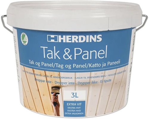Herdins Tak & Panel trälasyr, tre liter