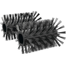 Två rullborstar för sopmaskiner