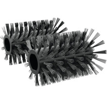 Två rullborstar för rengöring