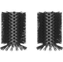 Två borstvalsar för rengöringsutrustning