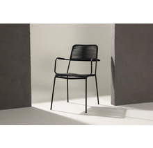 Trädgårdsfåtölj med armstöd