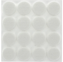 Fyra gånger fyra filtdynor för fastsättning