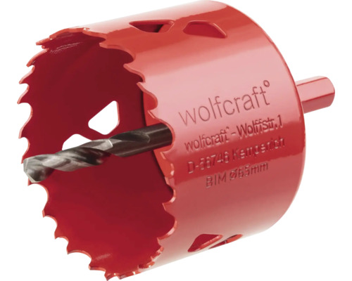 Wolfcraft hålsåg med centrumborr, diameter 65 millimeter