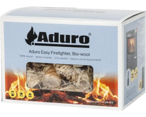 Aduro tändare av bioull i en förpackning