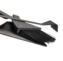 Eldstadstillbehör med skyffel, borste och eldtång