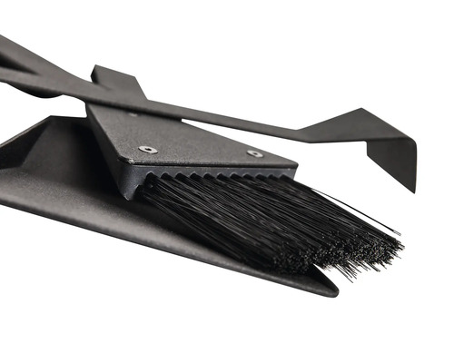 Eldstadstillbehör med skyffel, borste och eldtång