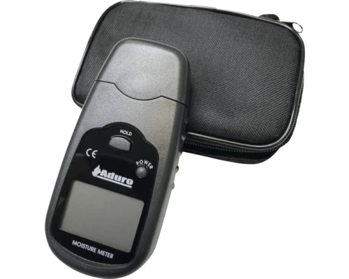 Träfuktmätare ADURO för ved Fuktmätare med skyddsväska