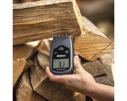 Fuktmätare mäter fuktnivån i trä