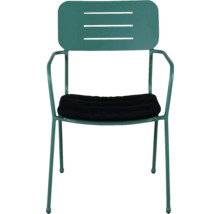 Stol med armstöd och sittdyna