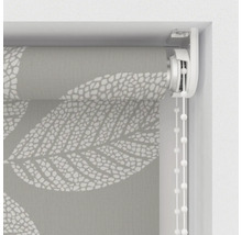 Rullgardin med bladmönster och kedjedrag