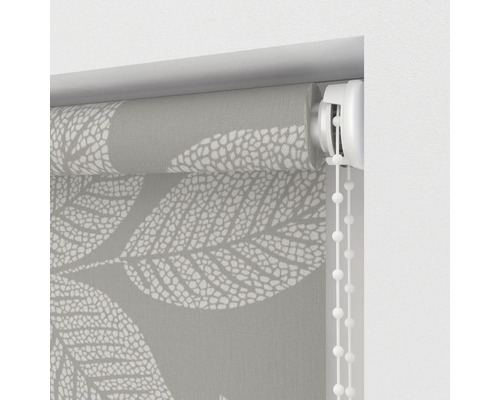 Rullgardin med bladmönster och kedjedrag