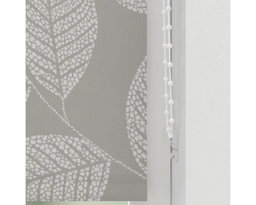 Rullgardin med bladmönster och kedjedrag