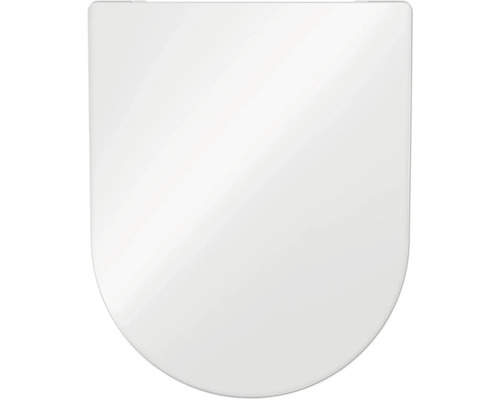 Toalettsits med mjukstängning DURAVIT Me by Starck vit blank Toalettsits av plast