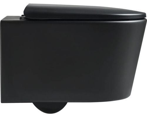 Vägghängd toalett med djup spolning av keramik