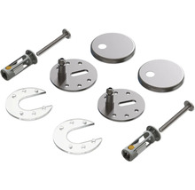 Fästmaterial för en hängande toalett i detalj