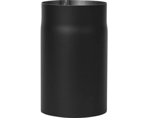 Rakt rör ADURO svart stål Ø150 250mm Rökkanal