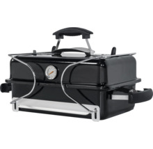 Bärbar kolgrill med termometer